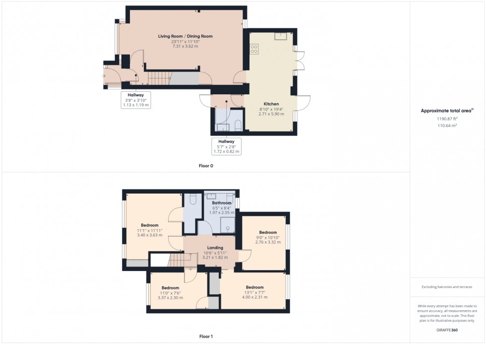 Floorplan for Coppull Moor Lane, Coppull, Chorley, Lancashire, PR7 5JB