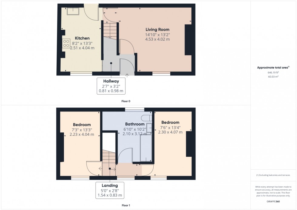 Floorplan for Old Pepper Lane, Standish, Wigan, Lancashire, WN6 0PH