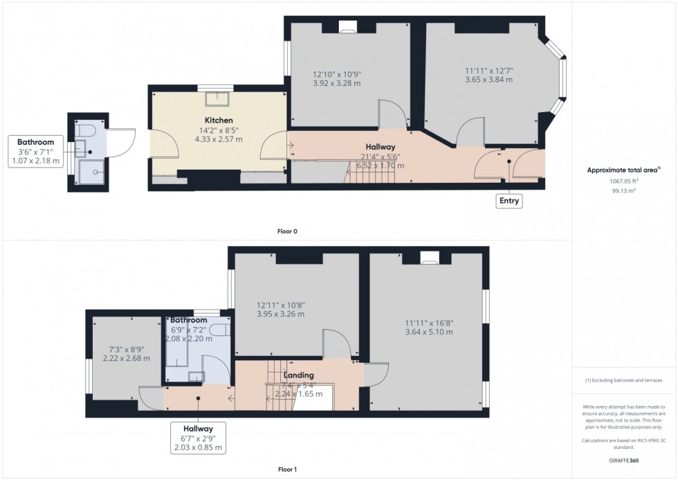 Floorplan for Appley Lane North, Appley Bridge, Wigan, WN6 9AQ