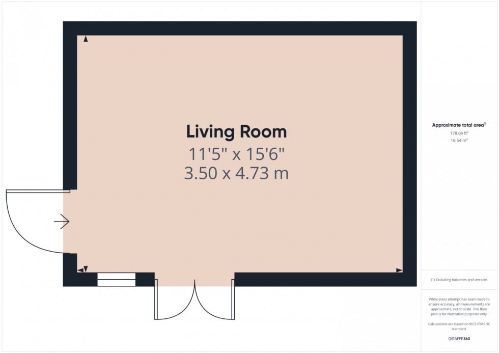 Floorplan for Unit 1 82a Preston Road, Standish, Wigan