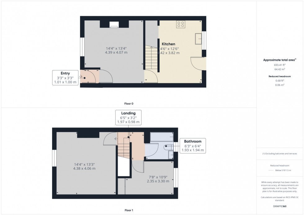 Floorplan for Cumberland Street, Wigan, Lancashire, WN1 3PT