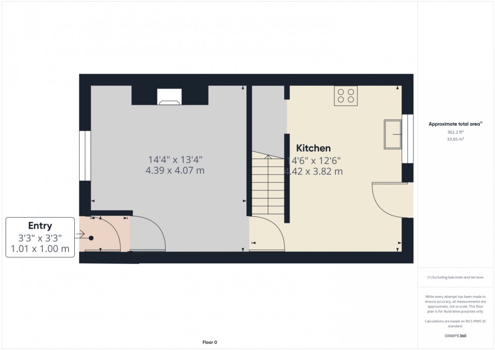 Floorplan for Cumberland Street, Wigan, Lancashire, WN1 3PT