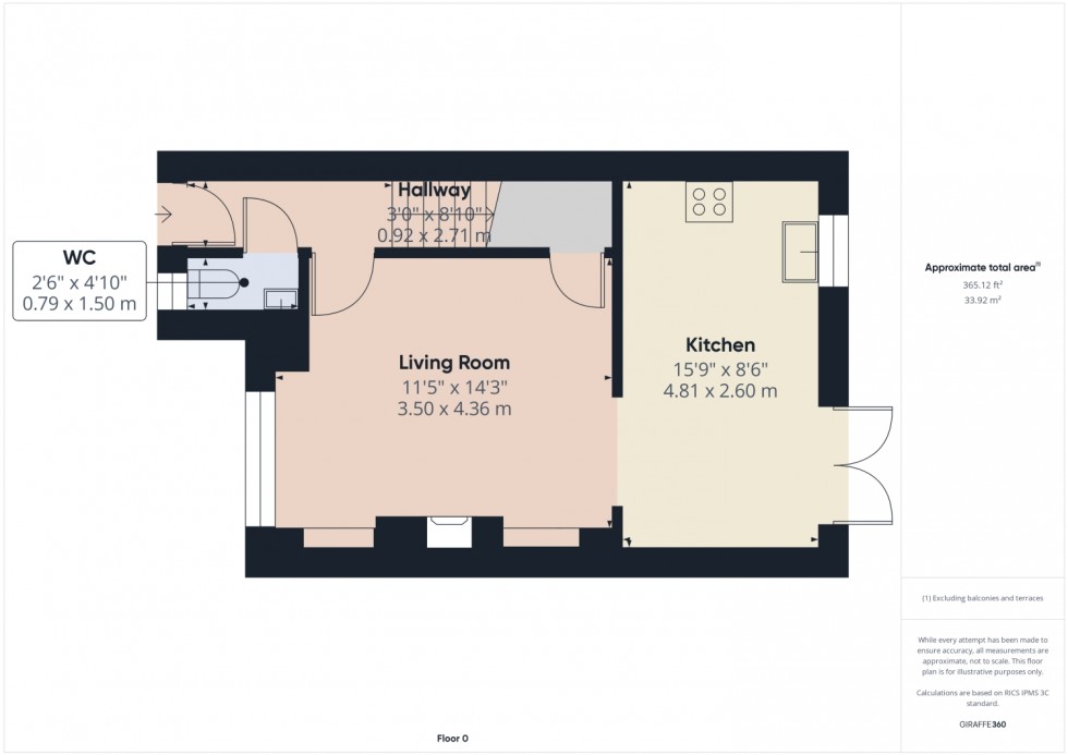 Floorplan for Leyburn Close, Wigan, Lancashire, WN1 3NF