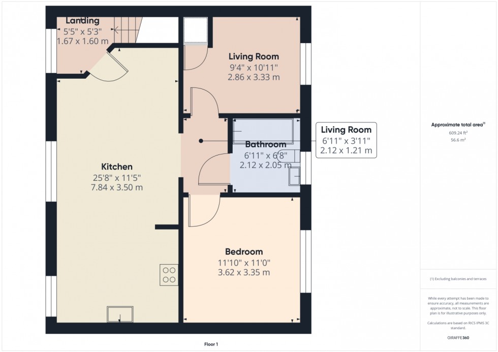 Floorplan for Herons Wharf, Appley Bridge, Wigan, Lancashire, WN6 9ET